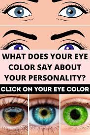 What Does Your Eye Color Say About Your Personality Eye Color Eye Facts Kohl Makeup