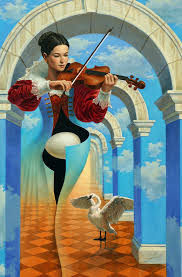 It was first published in 1982. Michael Cheval Magic Music Part 2 Catherine La Rose The Poet Of Painting