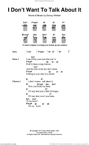 5.0 key lime pie or above. Girl I Don T Want To Talk About It Sheet Music For Voice Piano Or Guitar V2