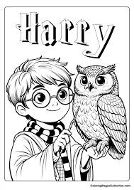 harry potter coloring page