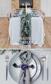 Gauze Table Runner Wedding Decor Event Centerpiece Runner Cheese Cloth Reception Decor Grey Wedding Tablecloth Cotton Bridal Shower Supplies In 2020 Table Runners Wedding Wedding Table Wedding Table Flowers