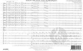 Show me how you burlesque. Show Me How You Burlesque Christina Aguilera Marching Band Noten