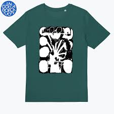 Acetone collaged paintings