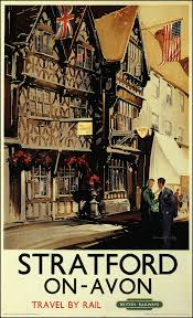 Stratford England Travel Poster Travel Posters Vintage Travel Posters
