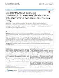 Bladder cancer develops when the cells in bladder. Pdf Clinical Interval And Diagnostic Characteristics In A Cohort Of Bladder Cancer Patients In Spain A Multicenter Observational Study