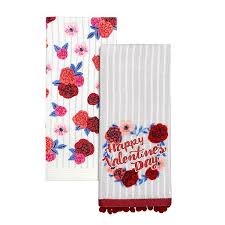 You can find matched sets in terry styles as well as microfiber, waffle, embroidered, or bar mop style towels in many colors. Celebrate Valentine S Day Together Valentine S Day Patch Kitchen Towel 2 Pk