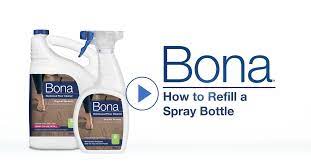 The bottle has splashless technology, and. Bona Hardwood Floor Cleaner Refill Bona Us