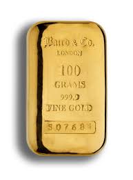 100 Gram Gold Cast Bar 99 99 Purity