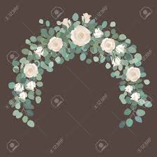 La guirlande artificielle est le complément parfait à votre mariage lorsque vous essayez de créer un cadre naturel magnifique. Fleurs De Rose Blanche Et Guirlande D Eucalyptus Dollar En Argent Couronne Ronde Salutation Modele D Invitation De Mariage Bordure De Cadre Ronde Avec Enregistrer Le Texte De La Date Vecteur Clip Art Libres