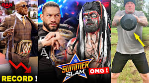 Wwe summerslam 2021 , one of the most important events of the largest wrestling company in the world, will take place this saturday time and date: Demon Finn Balor Vs Roman Reigns Summerslam 2021 Wwe Raw Lowest Ratings Wwe Live Fans Date Win Big Sports