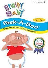 Youtube brainy baby peek a boo. Amazon Com Brainy Baby Peek A Boo Inspiring Creative Exploration Infant Brain Development Dvd Classic Edition Brainy Baby Movies Tv