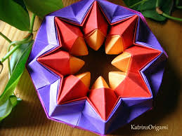 Origami Magic Star By Oriland Sterne Basteln Aus Papier Origami Basteln Mit Papier