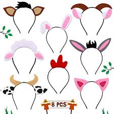 See more ideas about farm party, mobile petting zoo, farm birthday. Buy Farm Animals Headbands Barnyard Animals Ear Headbands For Petting Zoo Farmhouse Themed Birthday Party Favors Kids Toddlers Adults Costumes Dress Up Party Supplies Set Of 8 Online In Turkey B07vqgq5gg