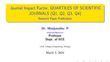 Research paper publications: Meaning of Q1 Q2 Q3 Q4 Journal | PPT