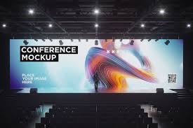 Dynamic slide | 100% free videohive after effect premium template download. Conference Hall Screen Mockup Conference Design Mockup Conference Hall