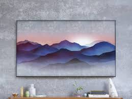 I decided to purchase digital art that i found from this etsy shop to see how it would look on the samsung frame tv. Samsung Adds Ambient Mode Allowing Qled Tvs To Blend Into The Wall