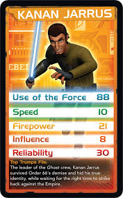 Make your own top trumps game cards with this amazing resource: Top Trumps Unites The Force With Star Wars Rebels Pack Starwars Com