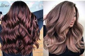 rosebraun haarfarbe rosebrown haare selber farben haartrends bunte haare haar styling haarfarben