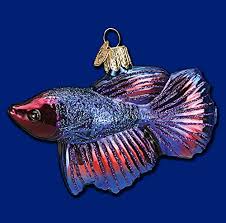 Betta Fish Christmas Ornament Christmas Ornaments Top Brands Artists Designer Names Fishing Christmas Ornaments Old World Christmas Ornaments Old World Christmas