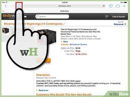 If you have opened a pdf document in the safari browser, tap once on it and a bar will appear at. How To Download Kindle Books On An Ipad With Pictures Wikihow