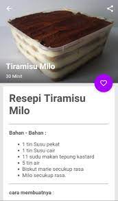 Tiramisu mudah dessert buat pengantin via yanimn.blogspot.com. Resepi Kek Tiramisu For Android Apk Download