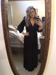 Does Run Big I M 5 2 And 145 Lbs With A Big Bust And It Was A Great Fit A Little Long But Still Beautiful Obsessed With Maxi Wrap Dress Dresses Fashion
