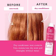 Can i dry my hair in a ponytail? Waterless Dry Conditioner Instant Moisture