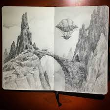 Check spelling or type a new query. Pencil Fantasy Landscape Drawings Novocom Top