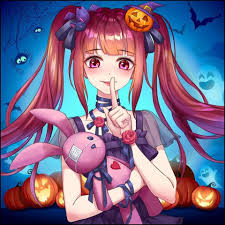 Peinture au Diamant Manga Halloween - Diamond Painting en Ligne – Anniadp