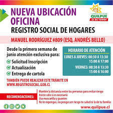 El registro social de hogares es una moderna base de datos que contiene información aportada por las personas y bases administrativas que posee el estado y su objetivo, es apoyar la selección de las personas y grupos familiares que requieren postular a beneficios y programas sociales. Facebook