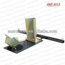 Universal Steel Motorcycle Wheel Chock Kingkong Smi3013 20kg Deluxe Motorcycle Stand Paddock Stand Motorcycle Wh Motorcycle Wheels King Kong Car Hauler Trailer