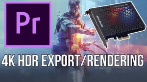 It provides a lot of options for adding various. How To Export Render 4k Hdr In Adobe Premiere 2018 Avermedia Live Gamer 4k Hdr Youtube