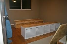 Full Storage Captains Bed Diy Platform Bed Frame Diy Platform Bed Home