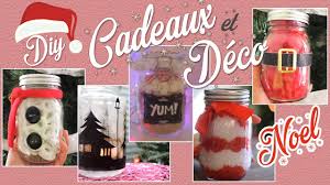 Autre idée dans la même veine : Cadeaux Et Deco De Noel 10 Diy Faciles A Faire Pour Noel Avec Des Bocaux En Verre Youtube