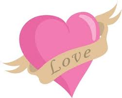 Create clipart using ms word or powerpoint. Love Clipart Image Pink Heart With A Banner And The Word Love Cliparting Com