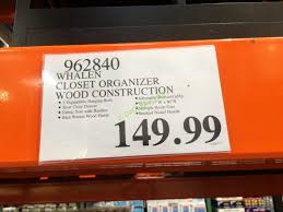 Check out this whalen closet organizer wood construction at costco. Costco 962840 Whalen Closet Organizer Wood Construction Tag Costcochaser