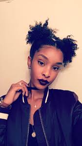Natural Hair Space Buns Natural Hair Styles Natural Hair Puff Pigtail Hairstyles