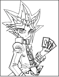 Yami Yugi Character Yu Gi Oh Coloring Pages For Kids Hcc Printable Yu Gi Oh Coloring Pages For Kids Dibujos De Anime Anime Dibujos