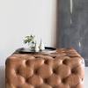 Savile leather tufted sofa options + more colors for savile leather tufted sofa. 1
