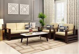 The back and arms feature. Wooden Sofa Set Buy Wooden Sofa Set Online In India Upto 55 Off