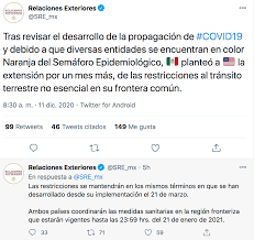 No Es Sorpresa La Frontera Cerrada Hasta El 22 De Enero Por Lo Menos Frontera Tucson Com