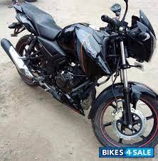 The motorcycle is designed with a racing approach and features muscular and edgy design. Used 2016 Model Tvs Apache Rtr 160 For Sale In Ambala Id 137034 Black Colour Bikes4sale