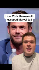 How Chris Hemsworth escaped Marvel jail! #chrishemsworth #marvel #mcu  #hollywood #celebrity #greenscreen