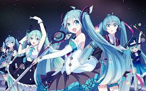 Download Wallpapers Hatsune Miku Concert 4k Art Manga Vocaloid Besthqwallpapers Com Hatsune Miku Vocaloid Hatsune