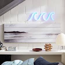 Wave Wall Light Dorm Wall Decor Surf Room Decor Beach Room Decor