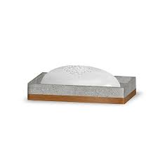 nu steel Nusteel Concrete, Made of Cement Dish Tray for Bathroom Vanities,  Countertops, Pedestals, Kitchen Sink-Store Hand Soap, Pumice Bars, Sponges,  Scrubbers, Grey Stone/Brown- Buy Online in Fiji at fiji.desertcart.com.  ProductId :