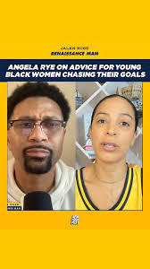 Advice for young Black women chasing their goals 👏🏾👏🏾, #RenaissanceMan  #throwback with @angelarye !!! #WomensHistoryMonth