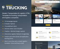 Trucking Logistics And Transportation Html Template Trucking Is Html Template Created For Logistics Trucki Company Profile Template Logistics Transportation