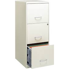Wooden file cabinet replacement locks. Space Solutions 3 Drawer Vertical Metal File Cabinet With Lock Pearl White 22618