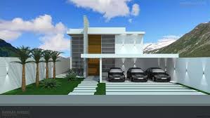 Ver más ideas sobre fachada de casa, diseños de casas, casas. Fachadas De Casas Barbara Borges Projetos 3d